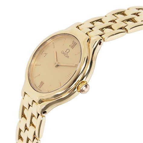 omega deville gold watch price.